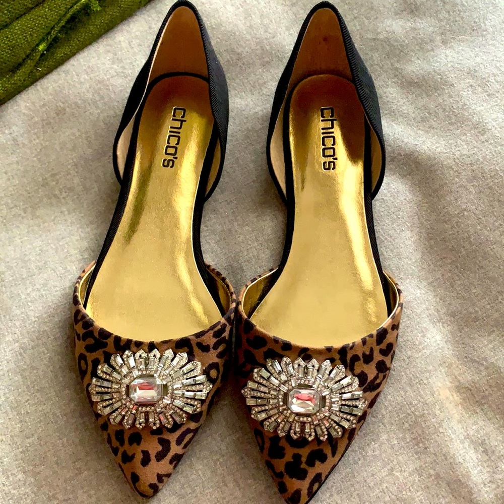 Chico’s jeweled flats